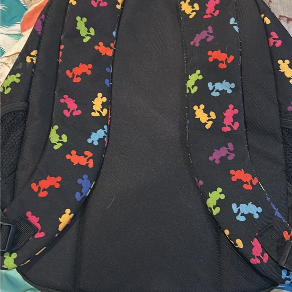 Disney Multicolor Mickey Mouse Pattern Backpack - image 4